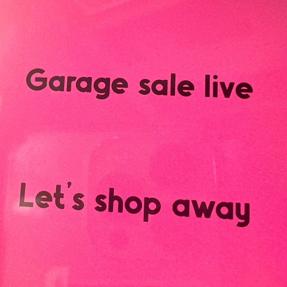 Live garage sell